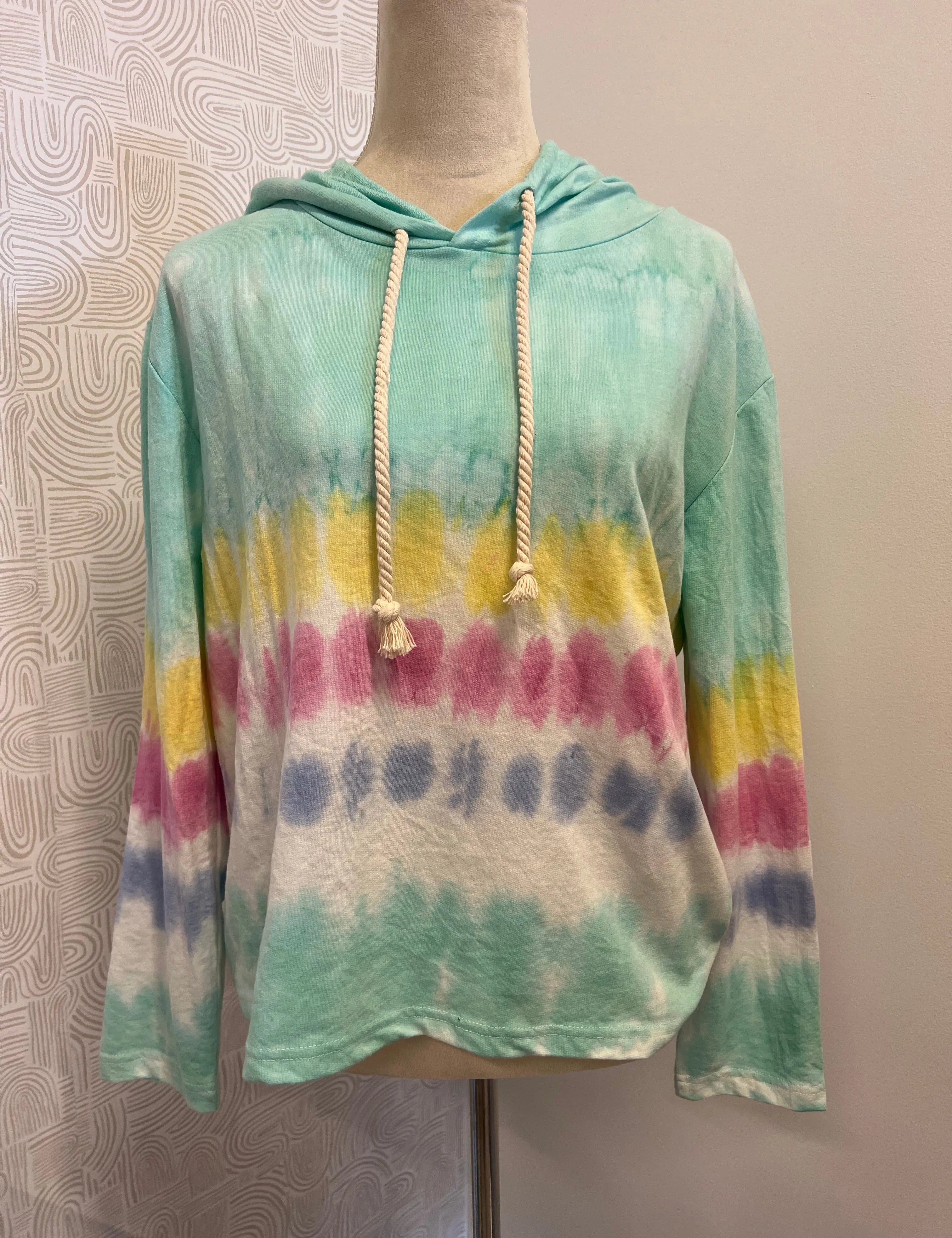 ***Doorbuster Mint Tie Dye Hoodie*** on Simply Obsessed
