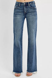 RISEN Full Size Tummy Control High Rise Long Straight Jeans Plus Size on Simply Obsessed