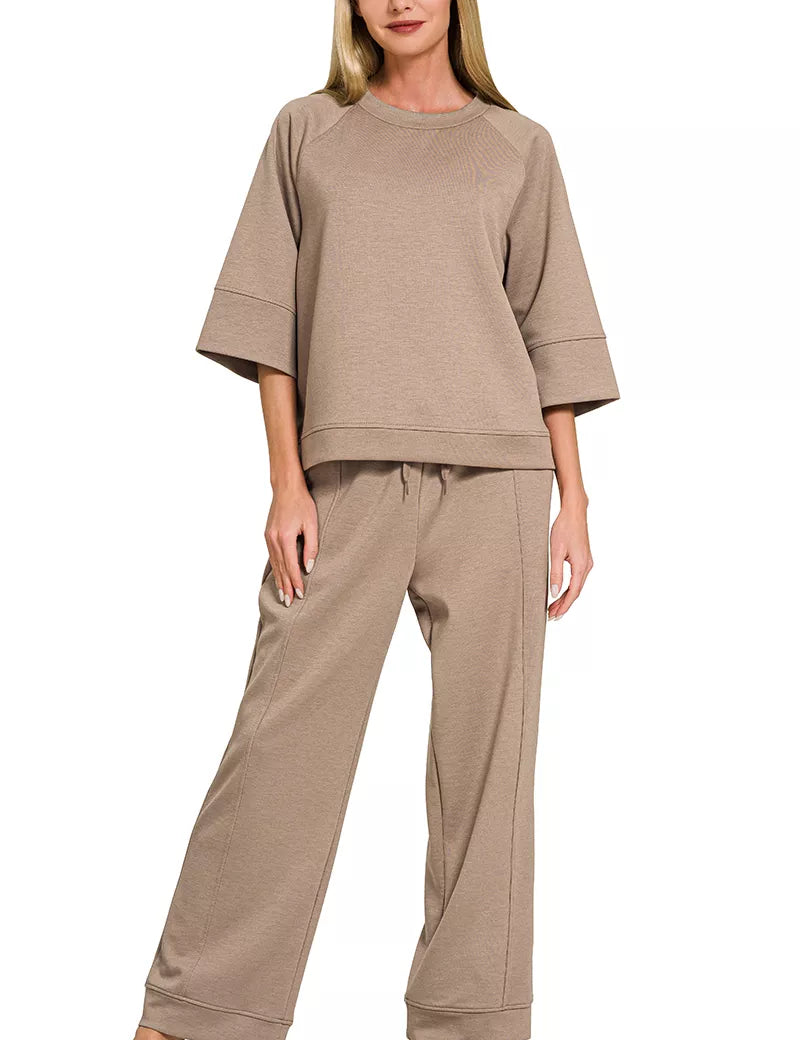 4 Sleeve Pullover & Pants Set on Simply Obsessed