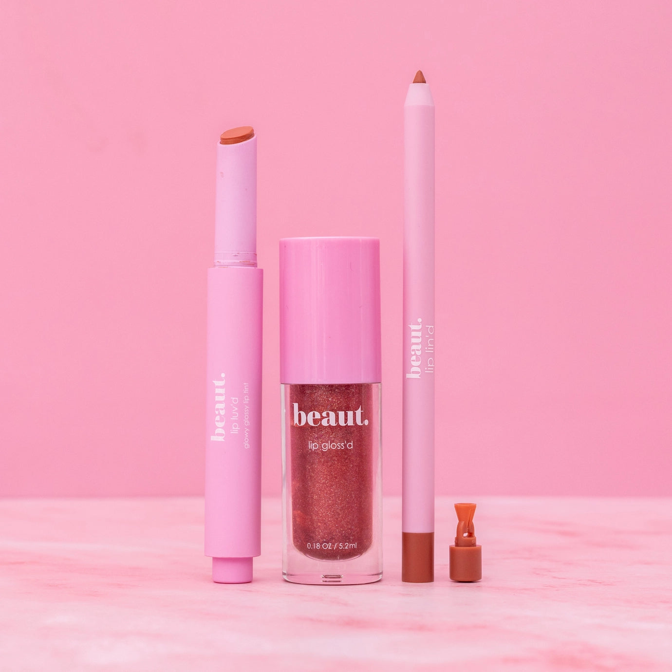 lip lin'd + lip gloss (bundle) on Simply Obsessed