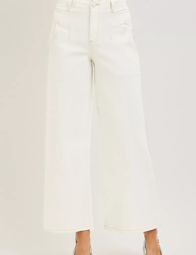 RISEN High Rise Ankle Wide Pants on Simply Obsessed