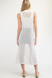EESOME Knit Duster - OFF WHITE on Simply Obsessed