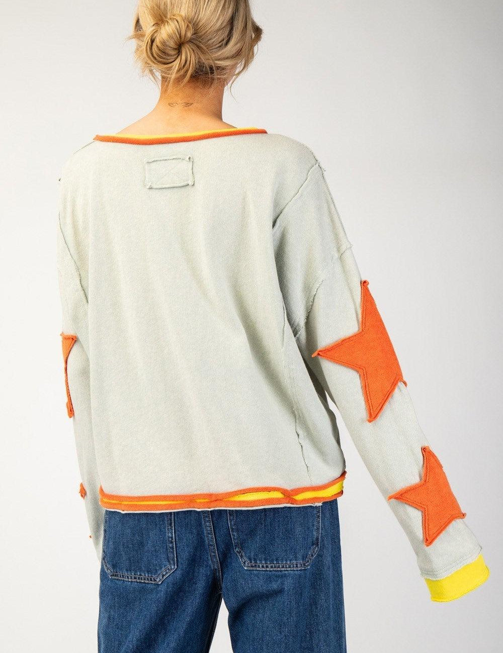 EESOME Mineral Washed Star Top - SAGE on Simply Obsessed