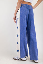 EESOME Star Mineral Wash Sweatpants on Simply Obsessed