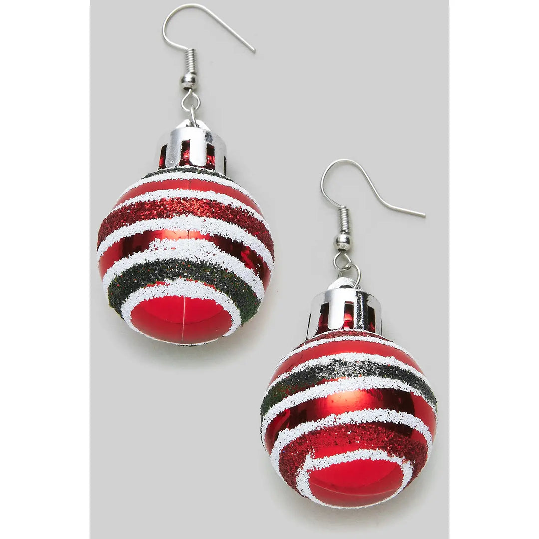 Christmas Ornament Earrings by Girly on Simply Obsessed