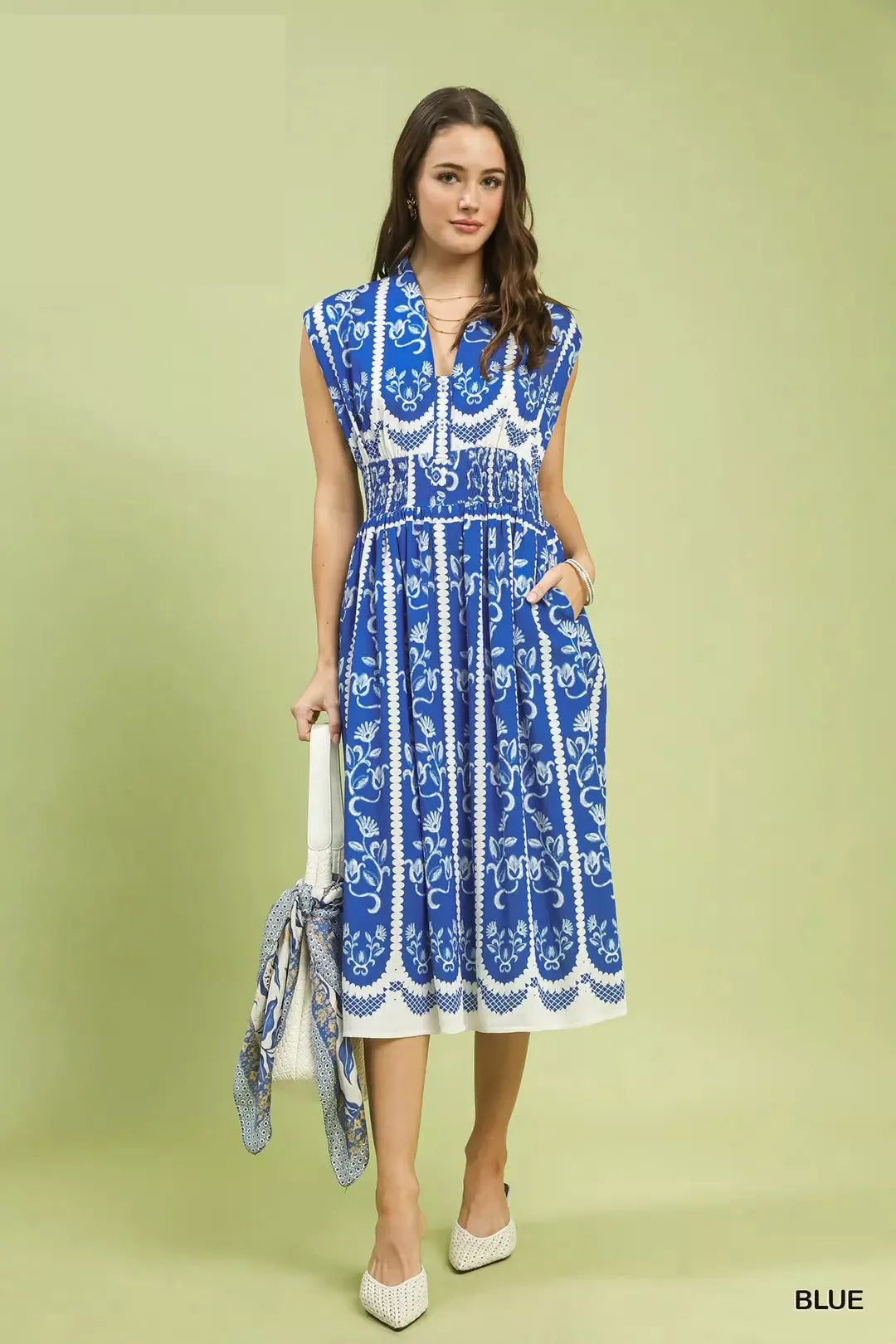 UMGEE Sleeveless Smocked Midi Dress **DEBUT SALE** on Simply Obsessed
