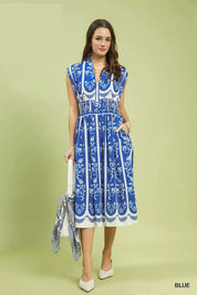 UMGEE Sleeveless Smocked Midi Dress **DEBUT SALE** on Simply Obsessed