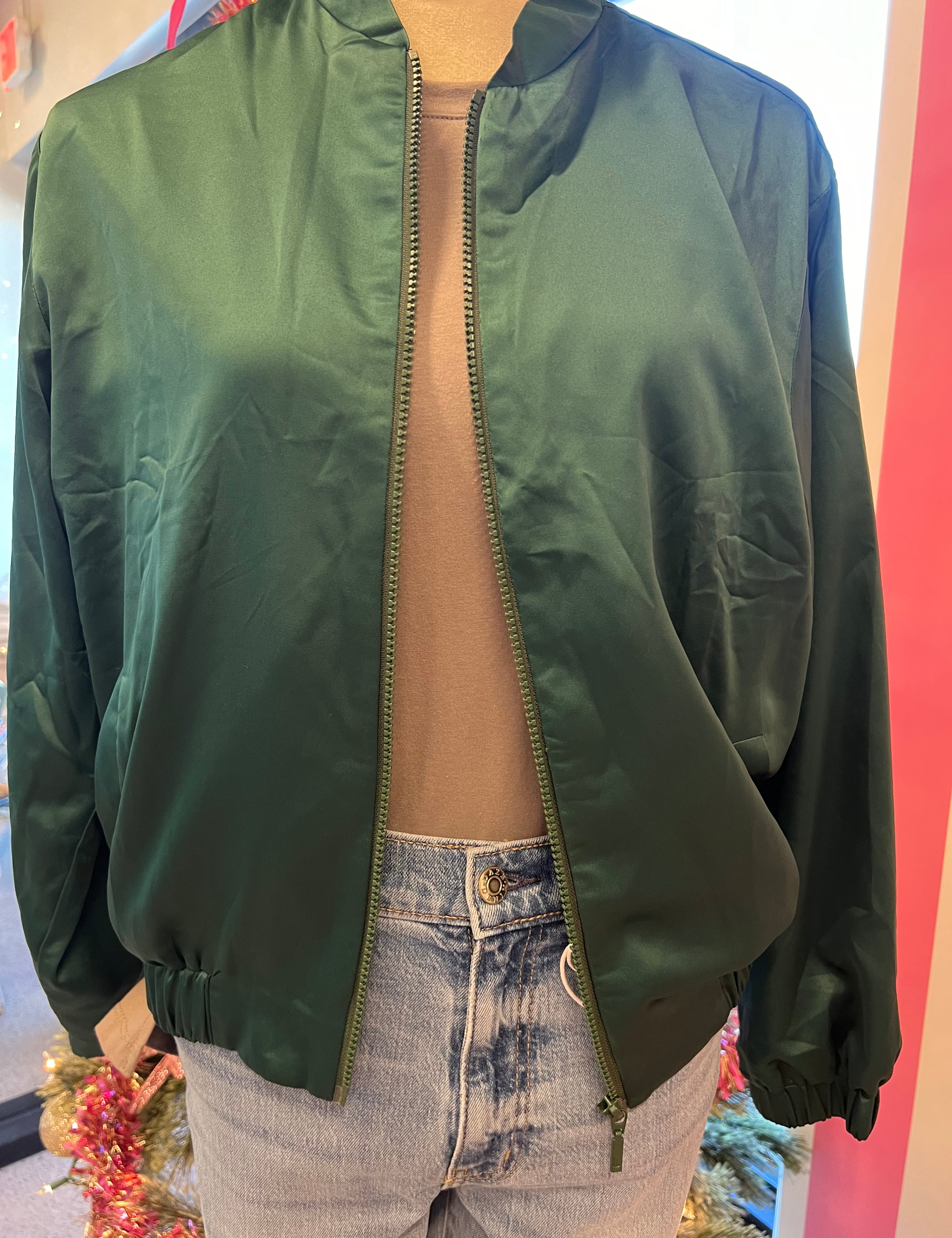 Emerald Green Jacket on Simply Obsessed