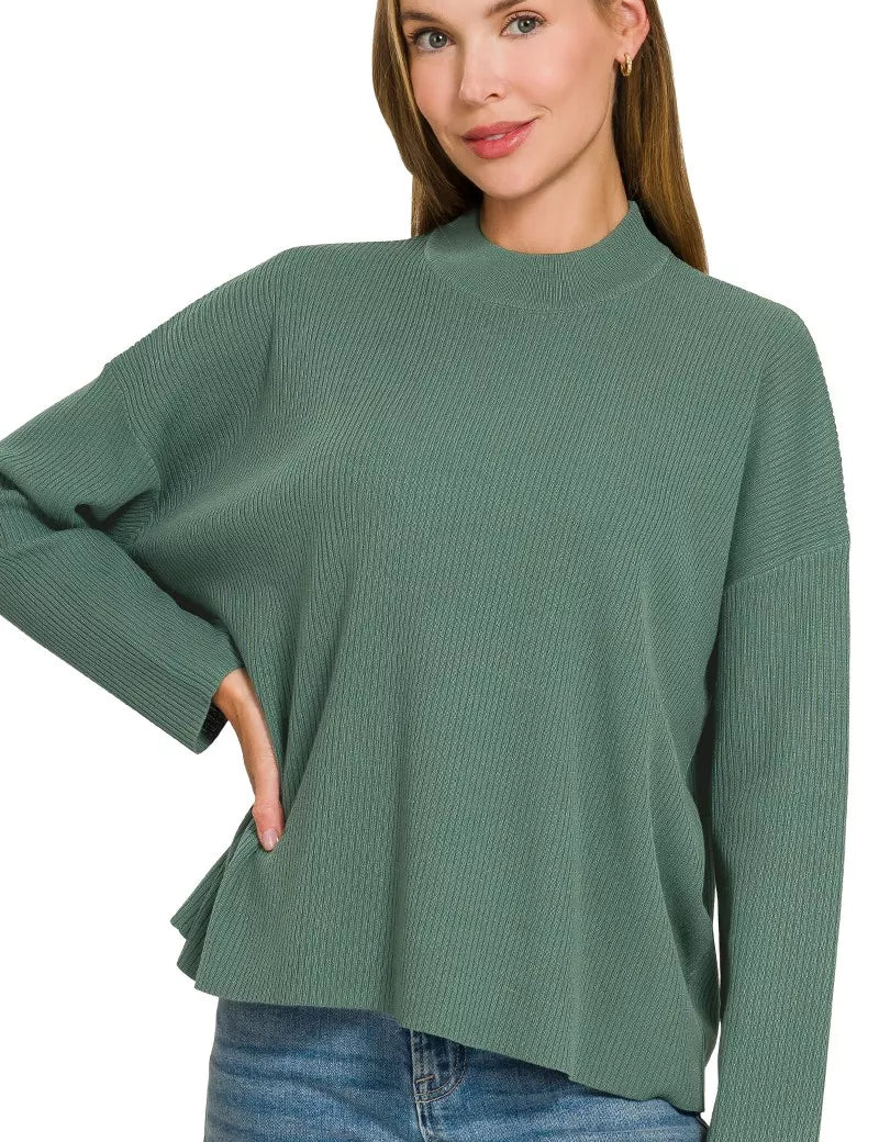 ZENANA Viscose Sweater Top & Pants Set **DOORBUSTER** on Simply Obsessed