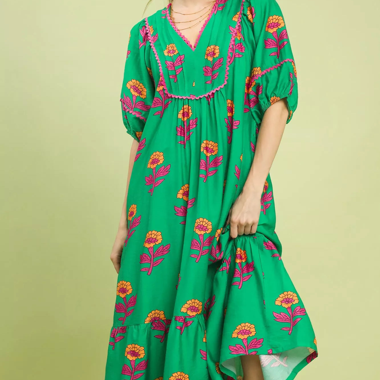 UMGEE Floral Print Midi Dress **SALE** on Simply Obsessed