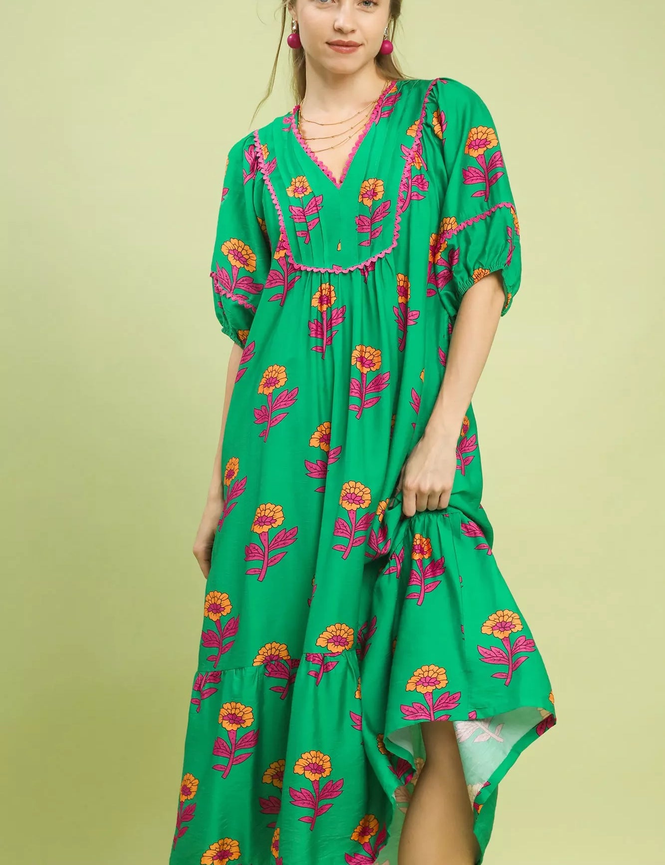 UMGEE Floral Print Midi Dress **SALE** on Simply Obsessed