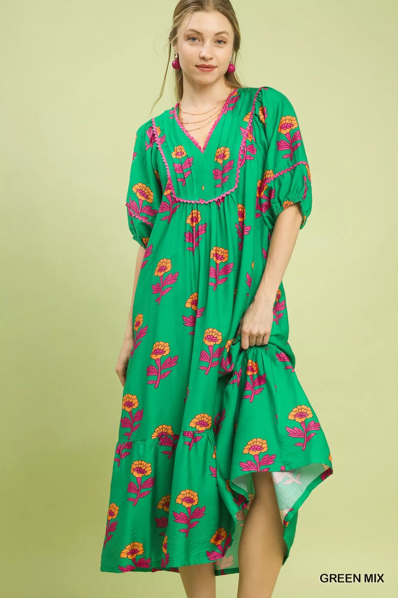 UMGEE Floral Print Midi Dress **SALE** on Simply Obsessed