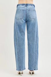 RISEN Relaxed Fit Drawstring Waist Jeans on Simply Obsessed