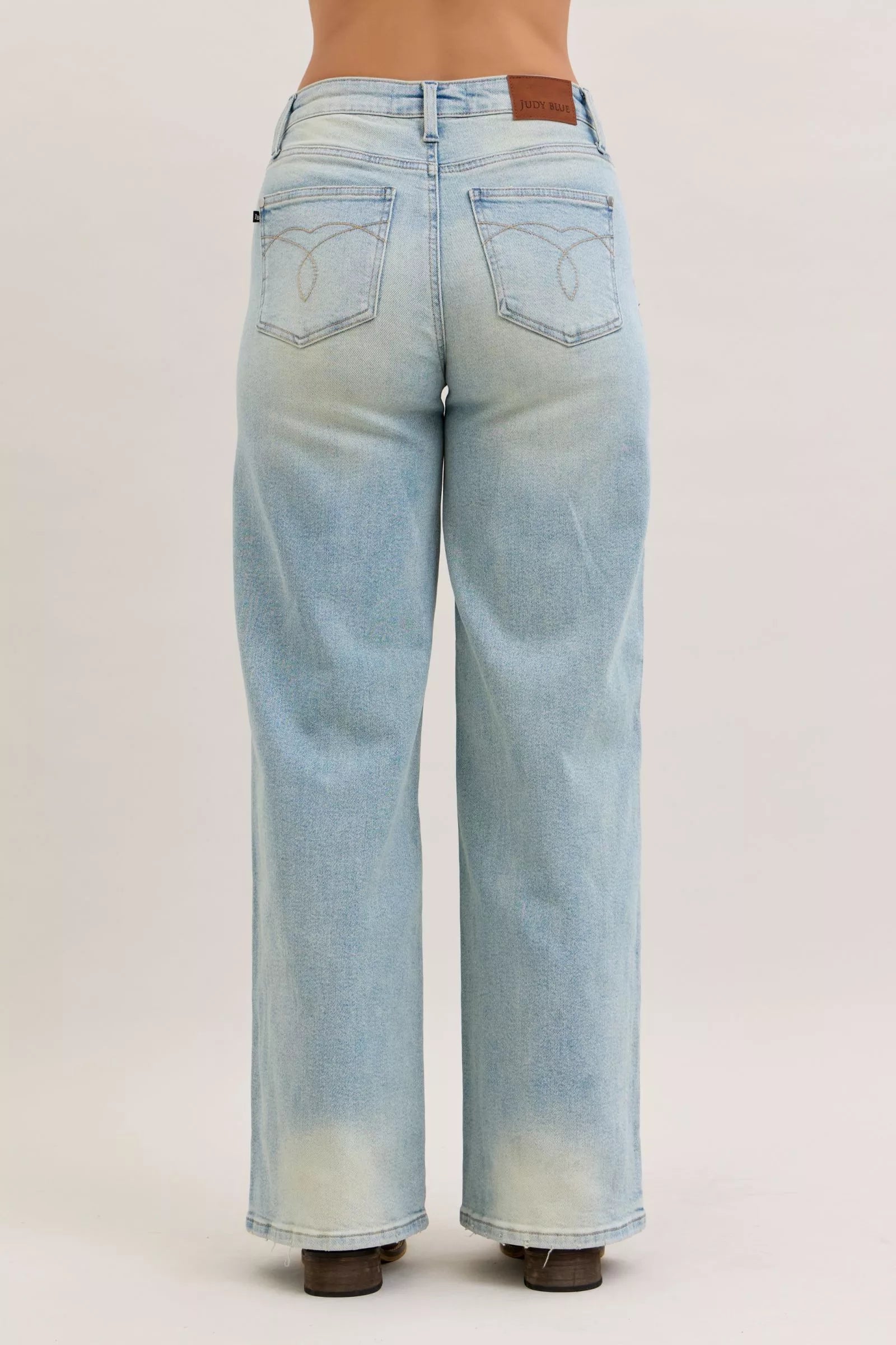 JUDY BLUE High Waist Column Straight Jeans on Simply Obsessed