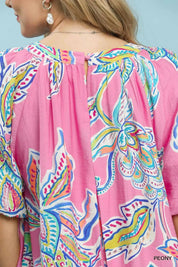 UMGEE Boho Floral Print Mini Dress with Pockets **DEBUT SALE** on Simply Obsessed