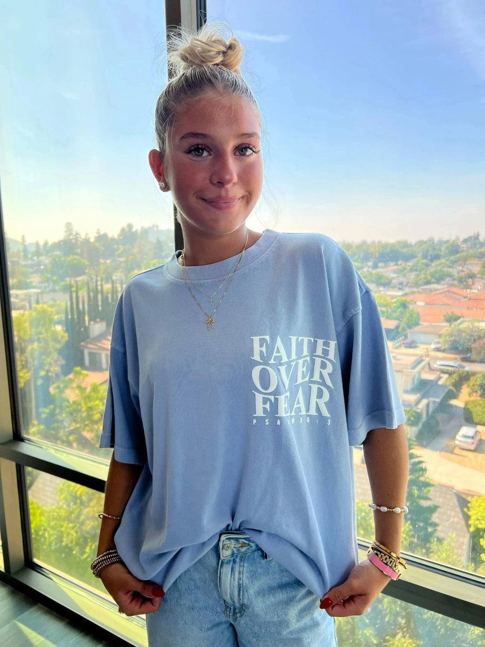 Faith Over Fear Tee on Simply Obsessed