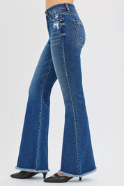 RISEN High Rise Flare Jeans on Simply Obsessed