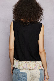 POL Floral Print V-Neck Textured Tank **SALE** on Simply Obsessed