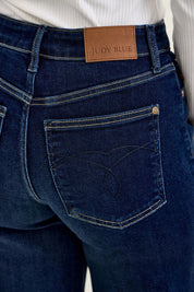 JUDY BLUE High-Waisted Wide-Leg Dark Wash Jeans on Simply Obsessed