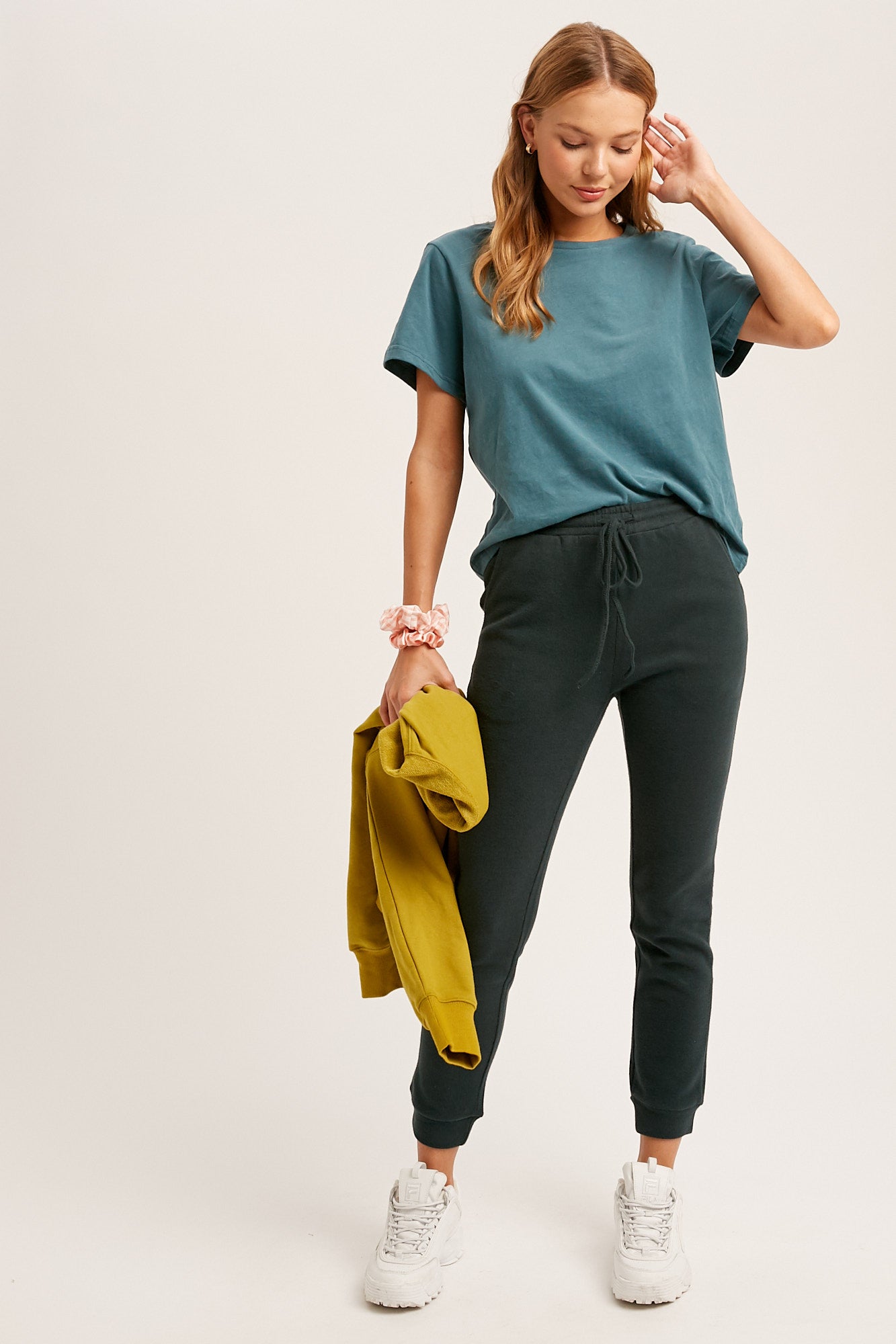 LISTICLE Cotton T-Shirt Sweatpant Set - NEW COLORS