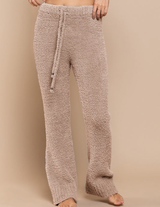 POL Fuzzy Lounge Pants -MOCHA *Vegas Lives on Simply Obsessed
