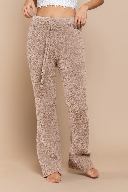 POL Fuzzy Lounge Pants -MOCHA *Vegas Lives on Simply Obsessed