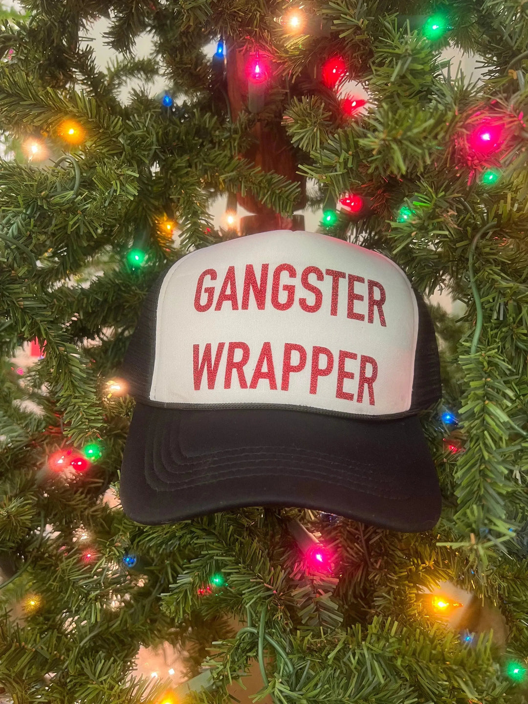 Gangster Wrapper Trucker Hat on Simply Obsessed