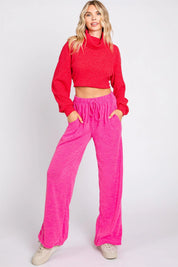 GEEGEE Cozy Daily Pants - HOT PINK on Simply Obsessed