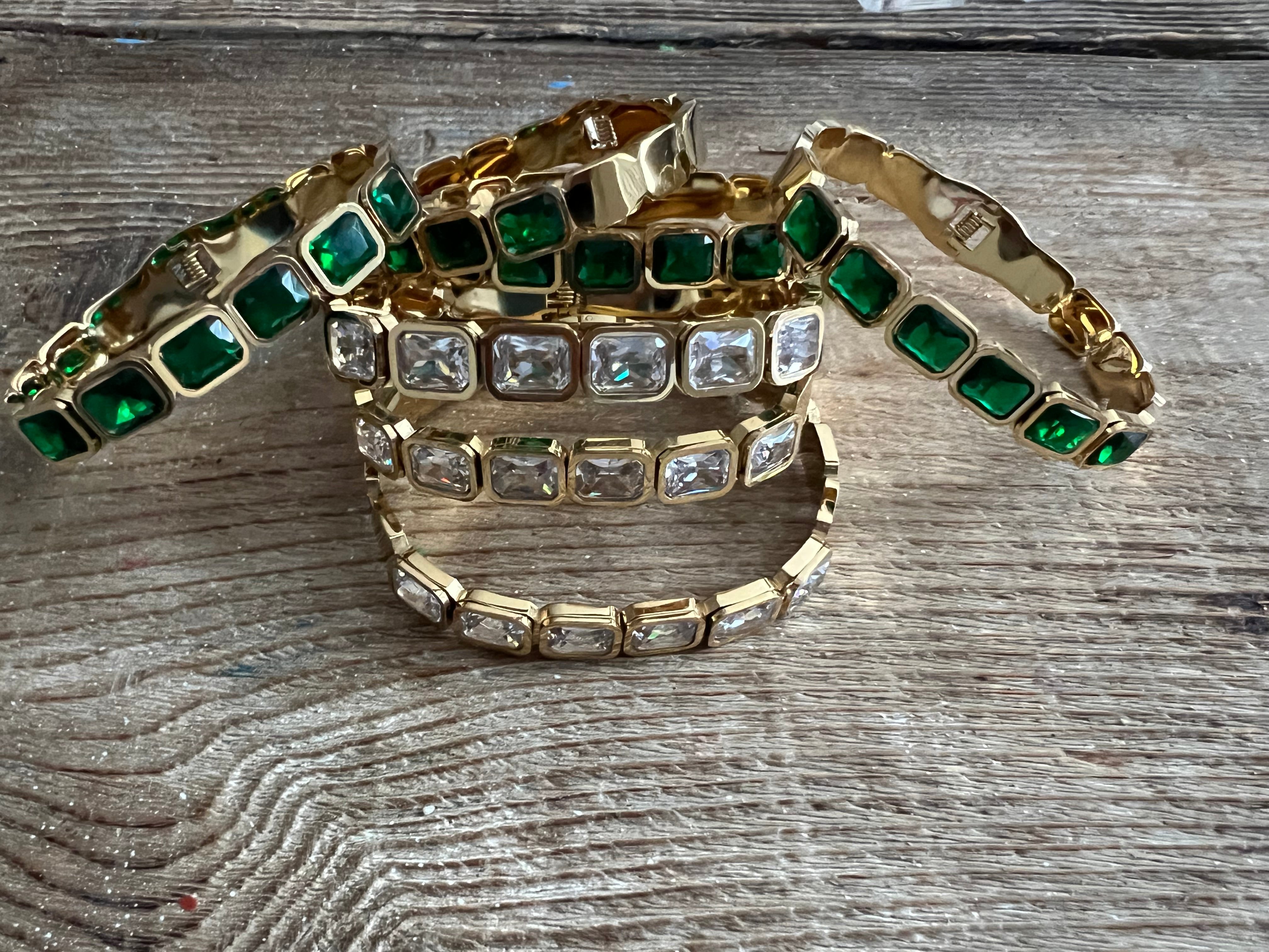 Gemstone Bangle on Simply Obsessed