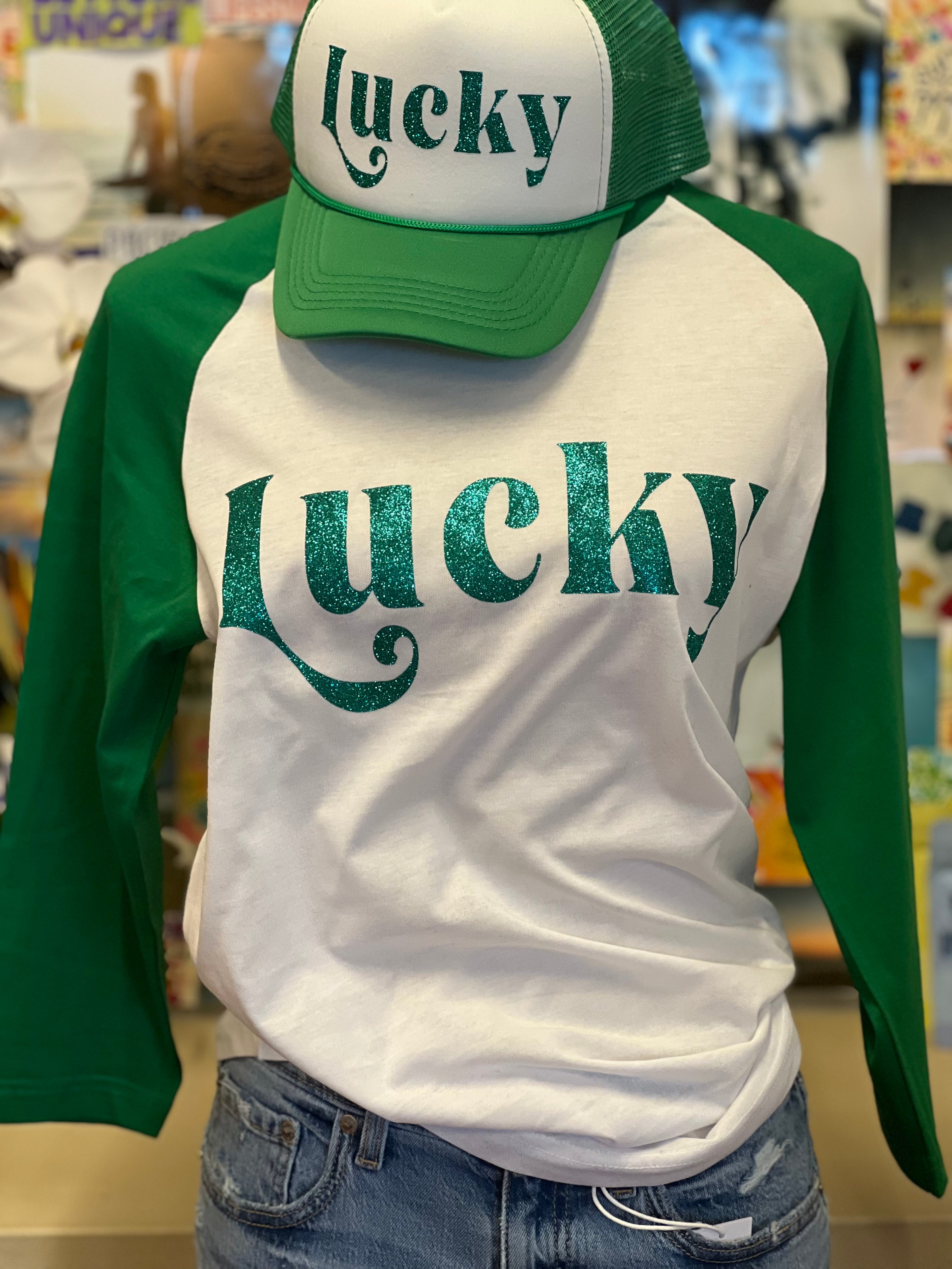 Glitter Lucky Long Sleeve on Simply Obsessed