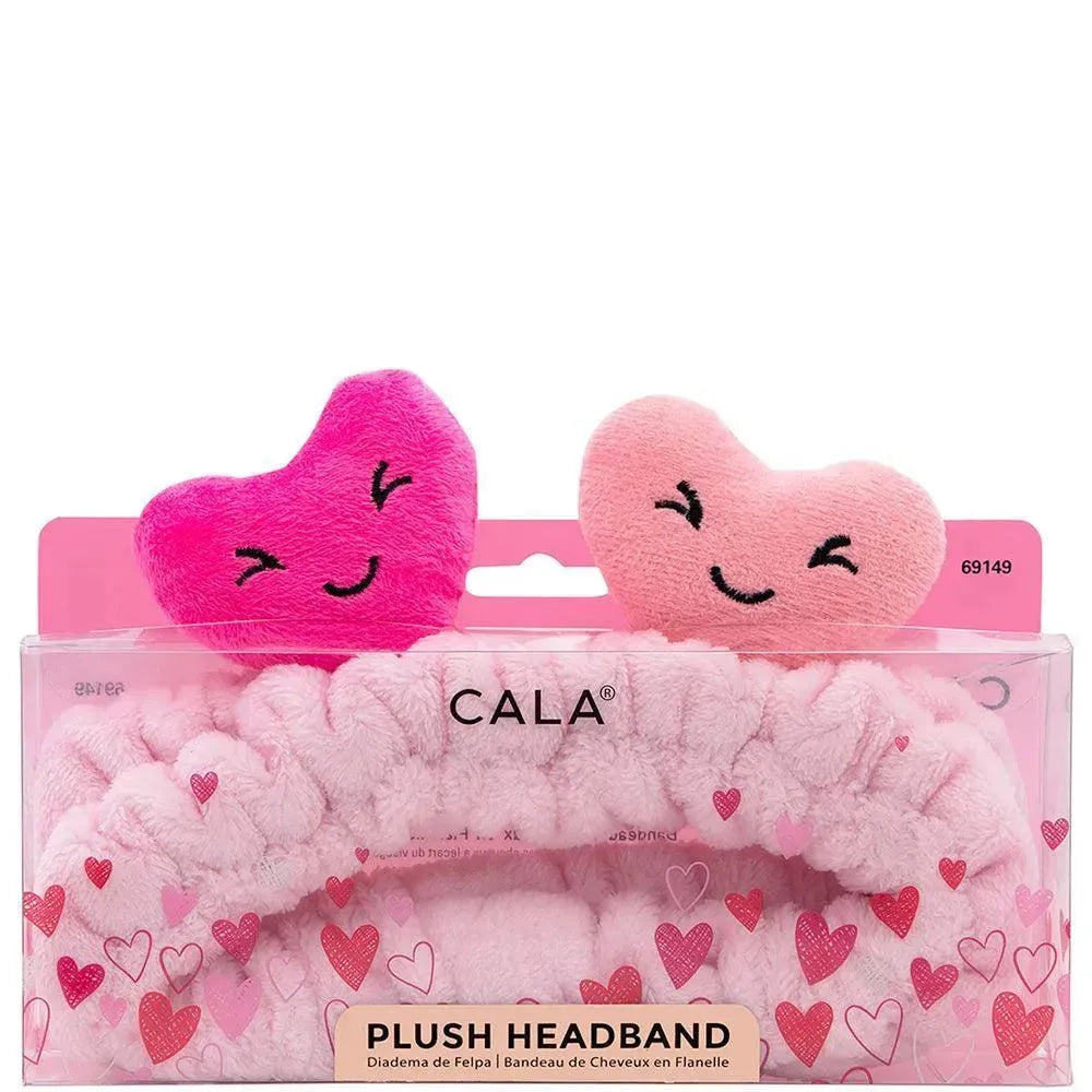 Hearts Plush Headband on Simply Obsessed