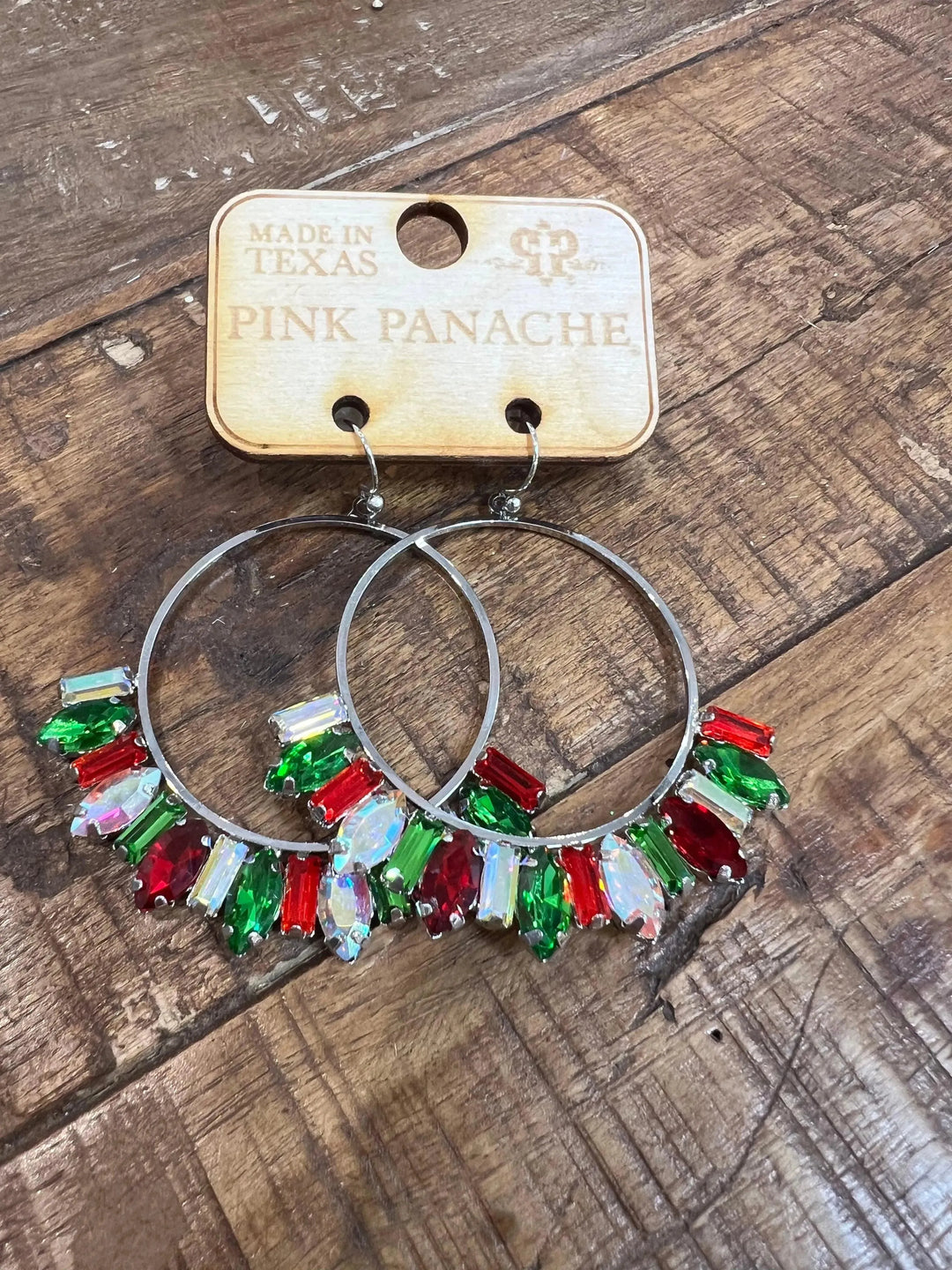 Holly Jolly Jeweled Hoops on Simply Obsessed