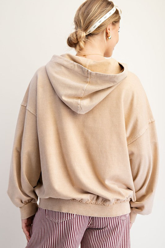 EASEL Flower Patch Terry Hoodie **VEGAS LIVES**