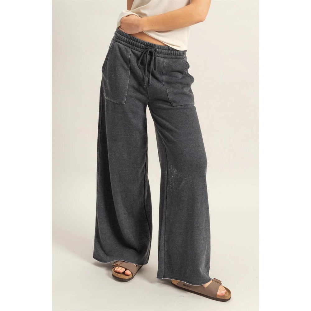 HYFVE High Rise Wide Leg Drawstring Pants on Simply Obsessed