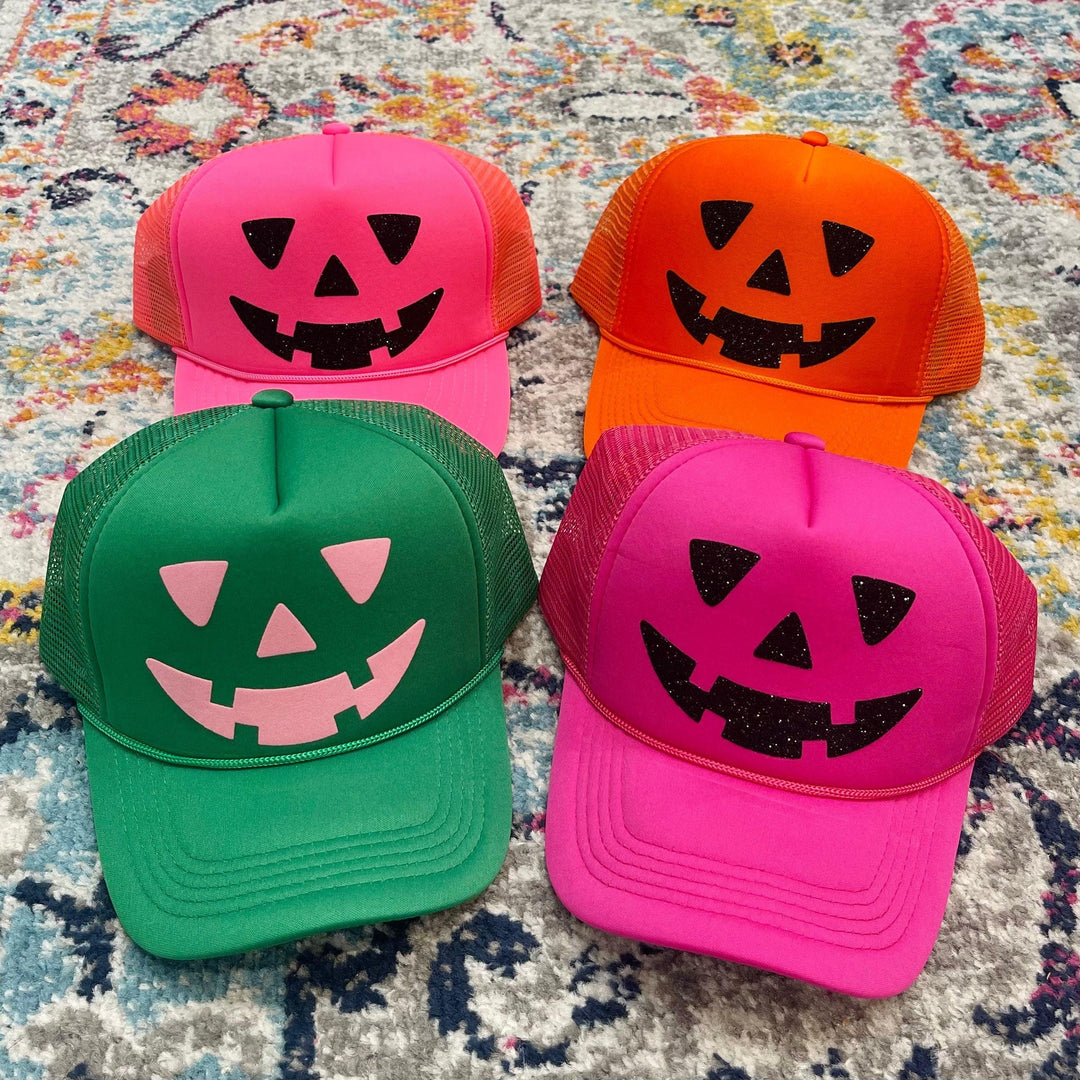 Jack-O-Lantern Trucker on Simply Obsessed