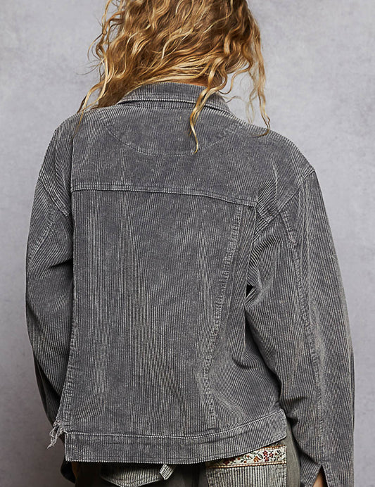 POL CORDUROY RAW HEM TRUCKER JACKET ***BEACH LIVE*** on Simply Obsessed