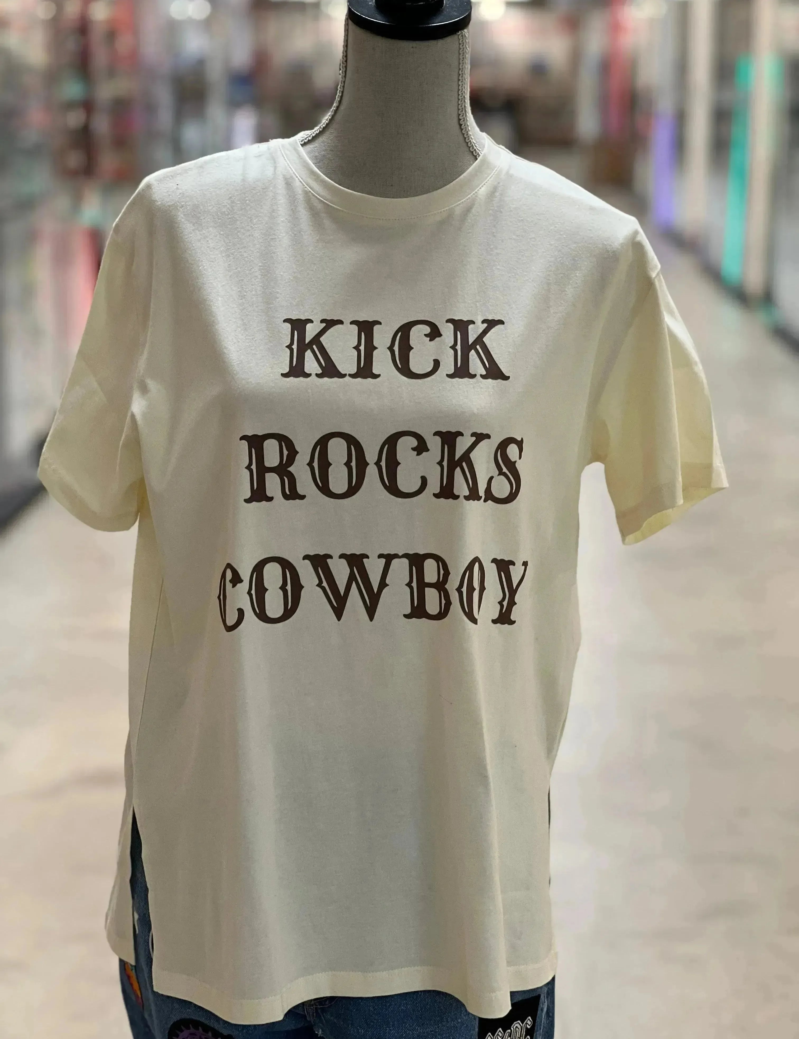 Kick Rocks Cowboy Graphic Tee on Simply Obsessed