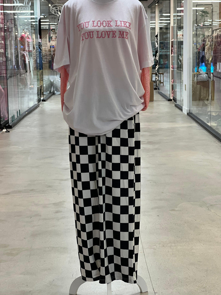 KIG Checkered Casual Pants on Simply Obsessed