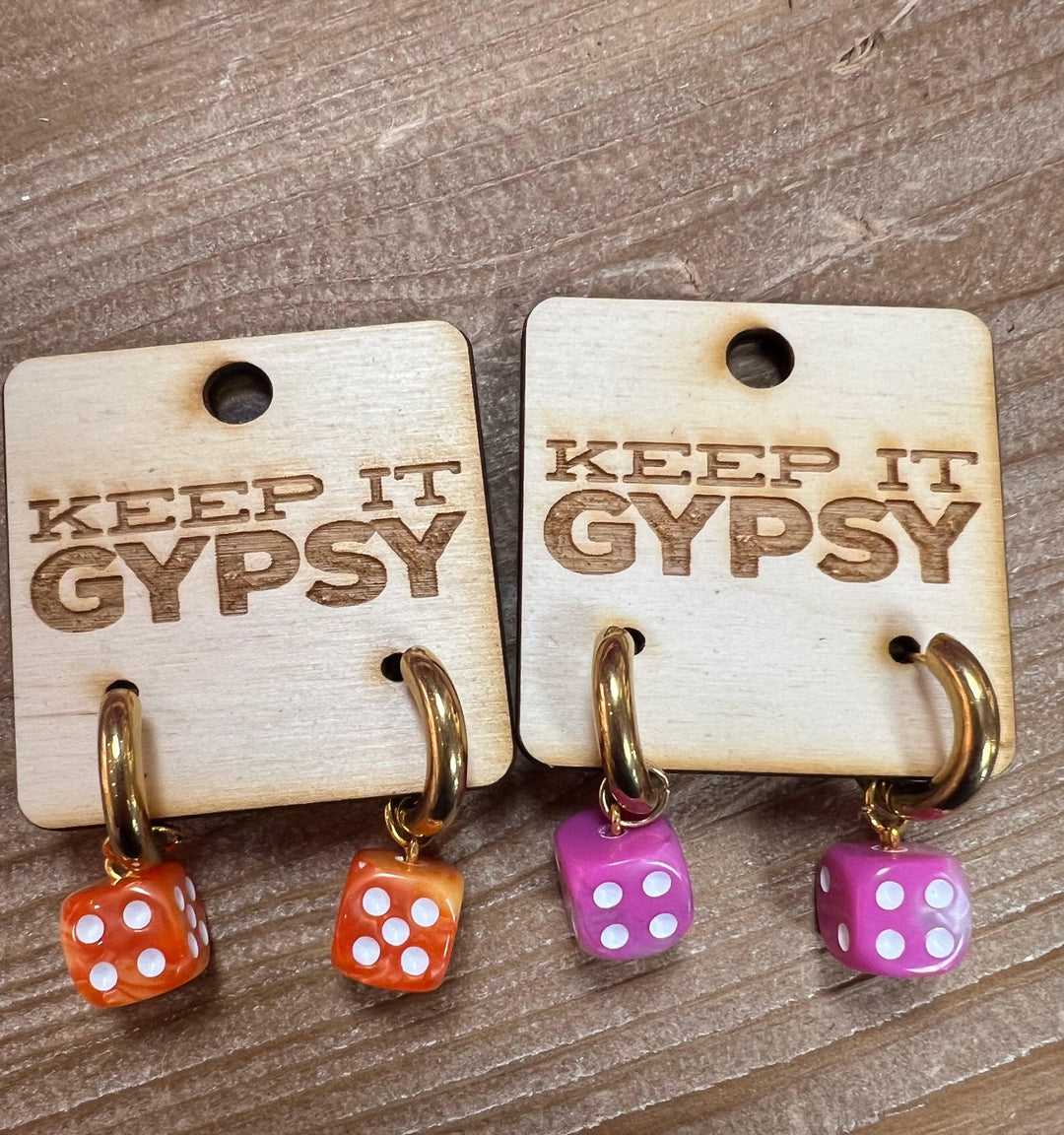 KIG Dice Earrings on Simply Obsessed