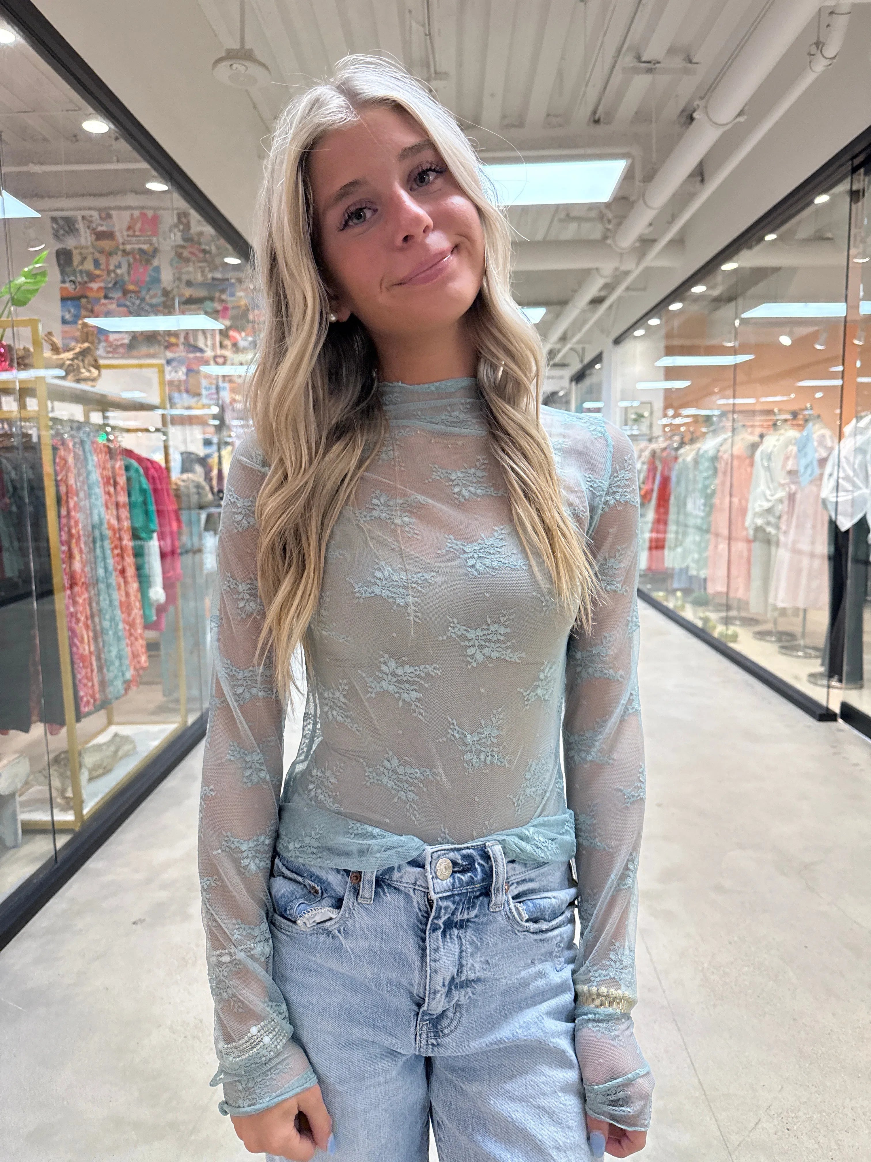 KIG Lace Floral Mesh on Simply Obsessed