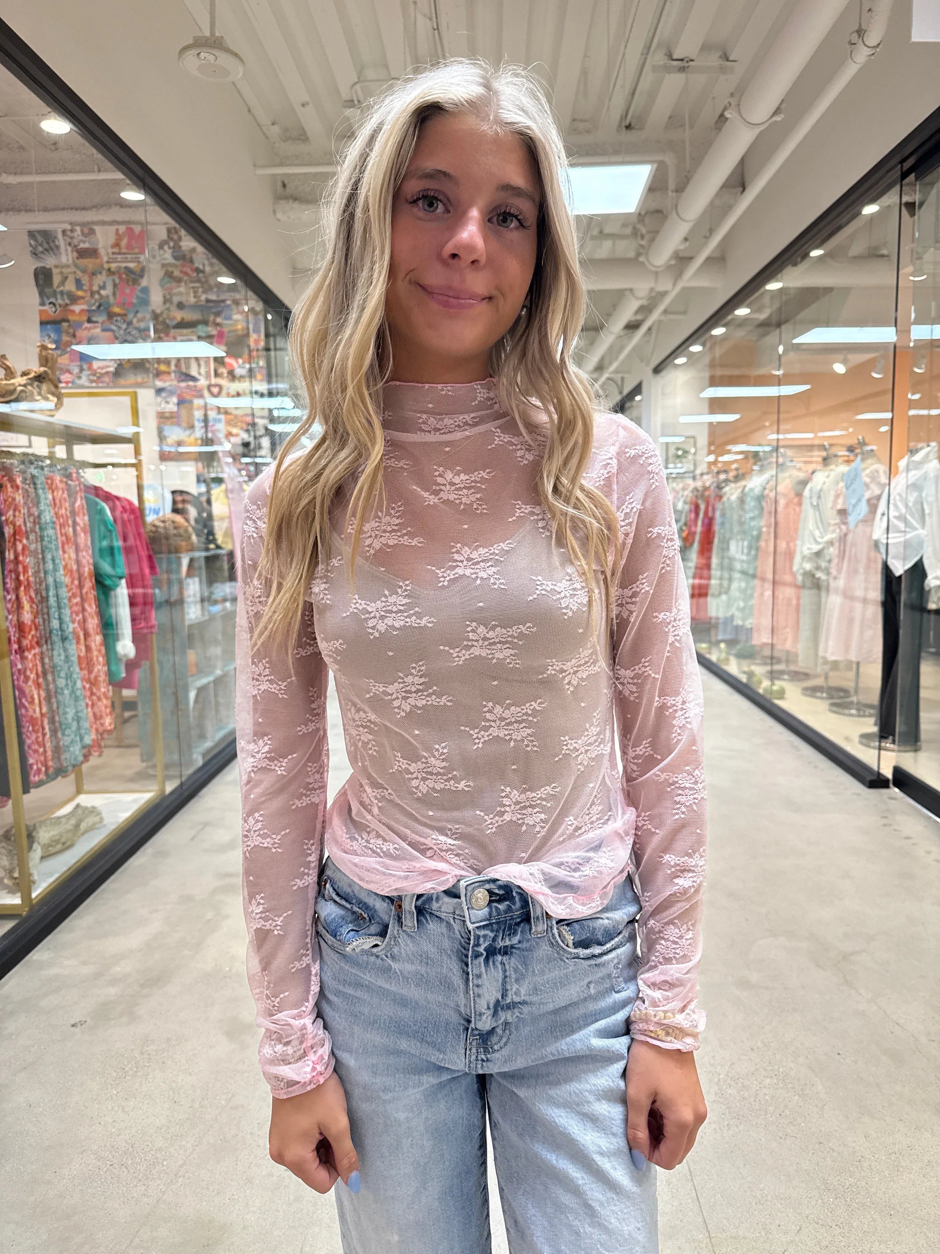 KIG Lace Floral Mesh on Simply Obsessed