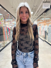 KIG Lace Floral Mesh on Simply Obsessed