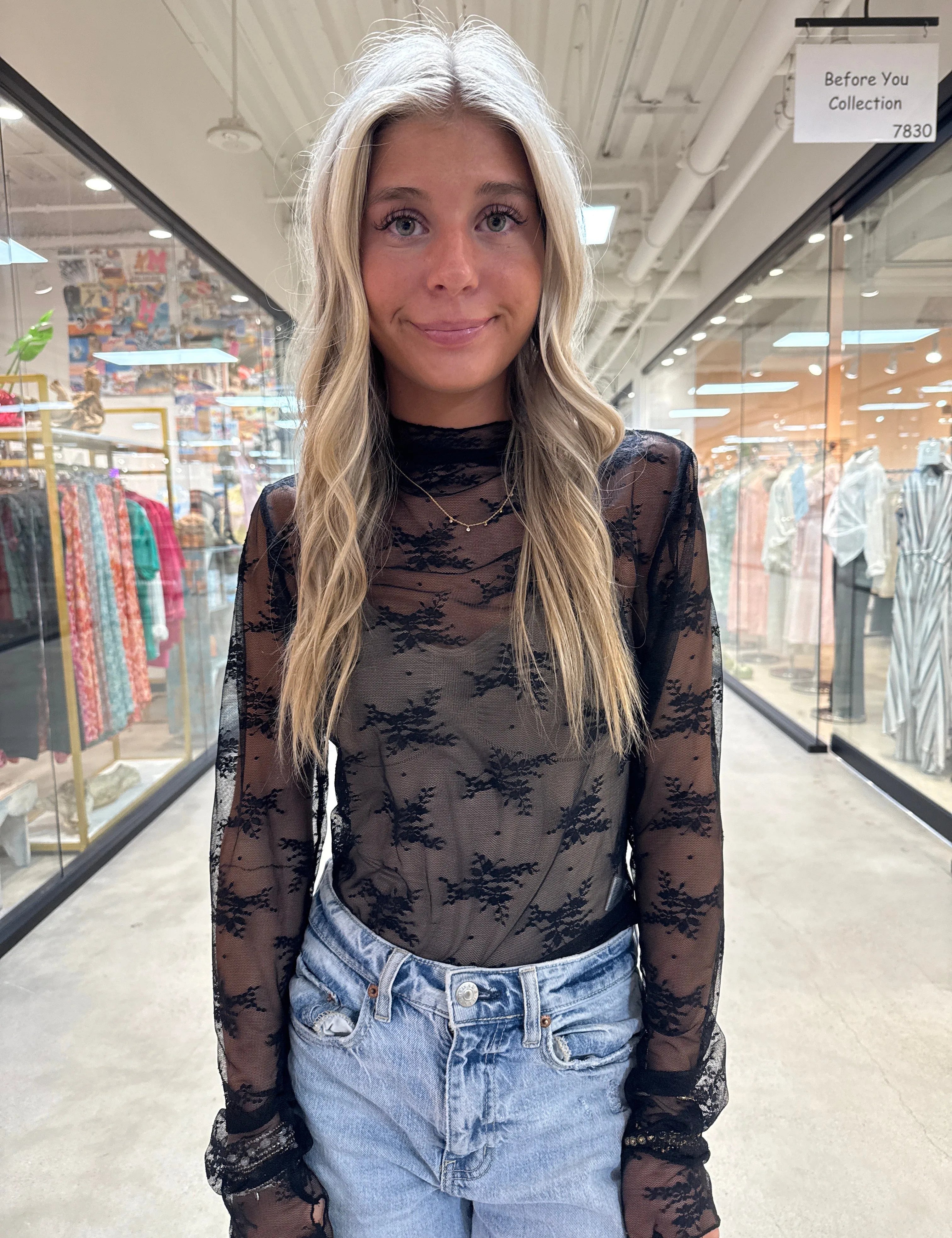 KIG Lace Floral Mesh on Simply Obsessed