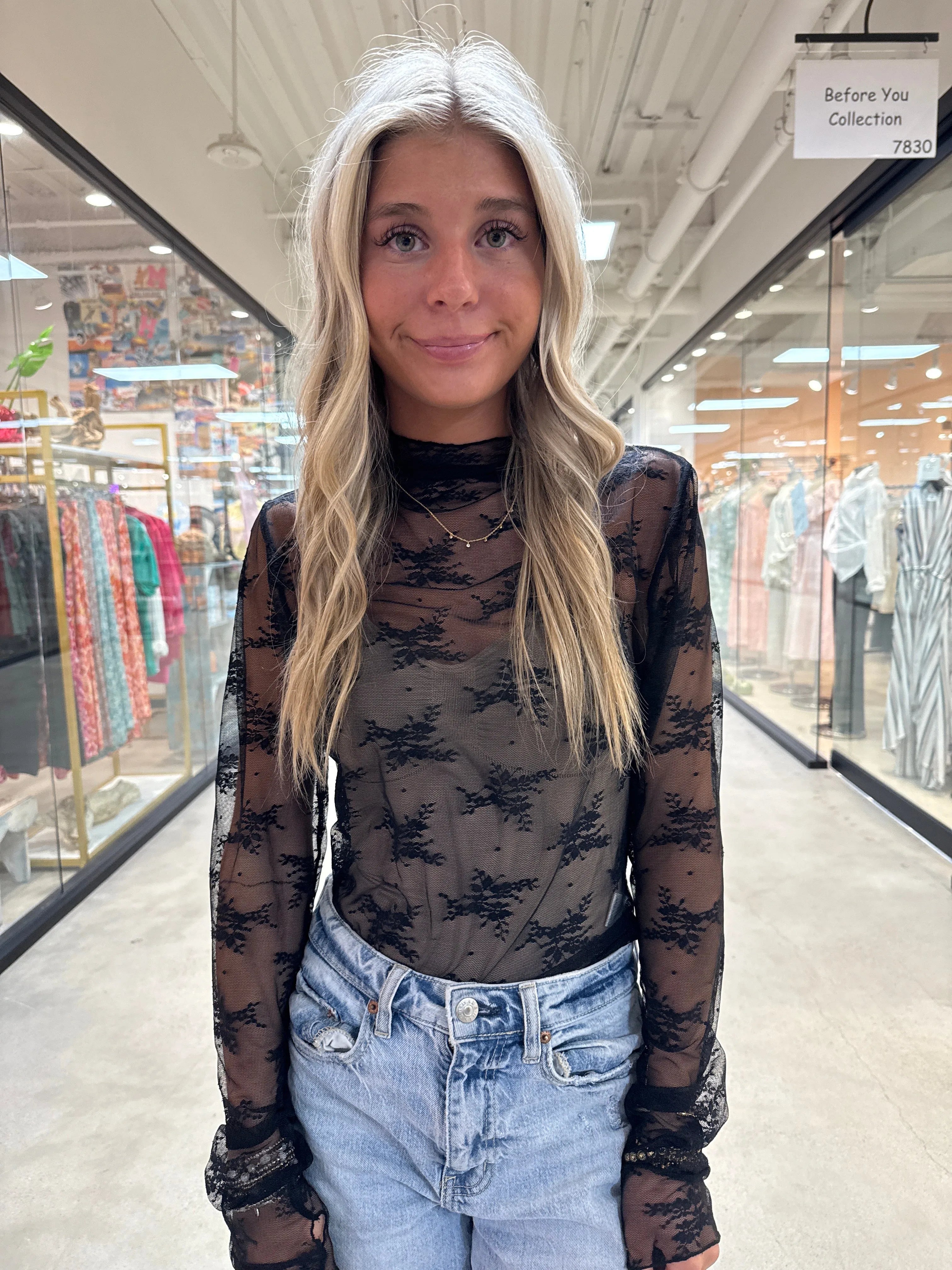 KIG Lace Floral Mesh on Simply Obsessed