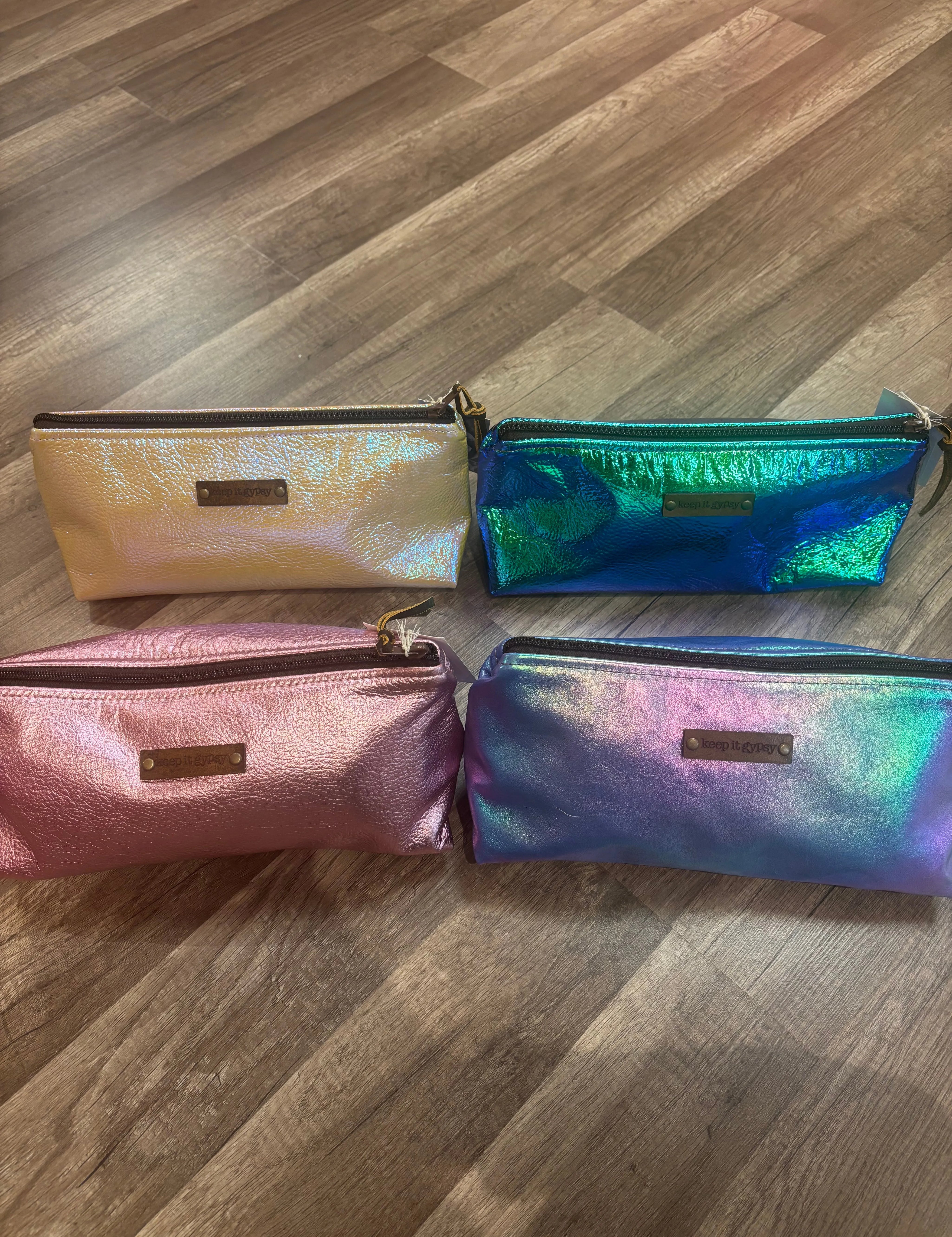 KIG Shimmer Makeup Bags on Simply Obsessed