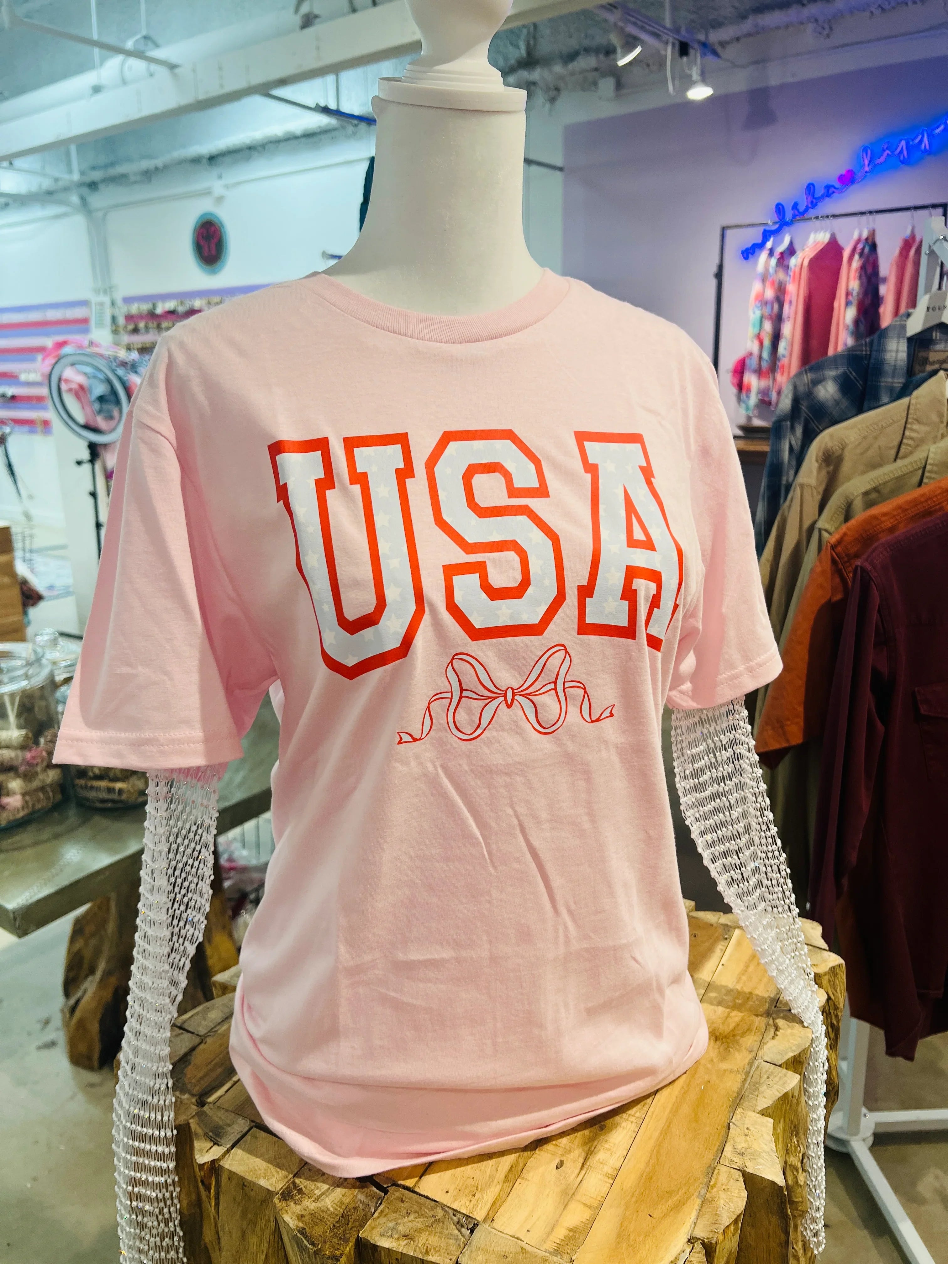 KIG USA Bow Tee on Simply Obsessed