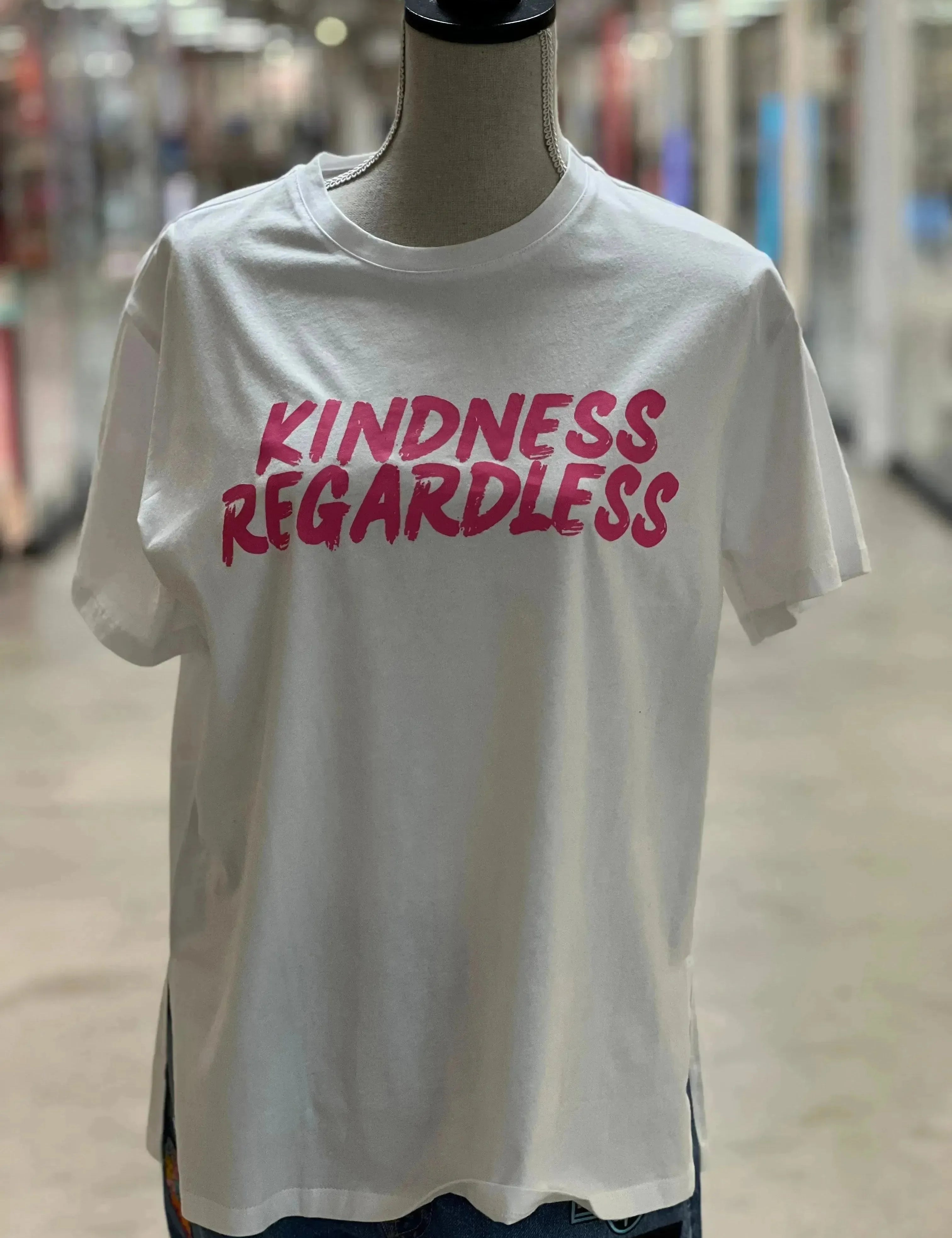 Kindness Regardless Graphic Tee on Simply Obsessed