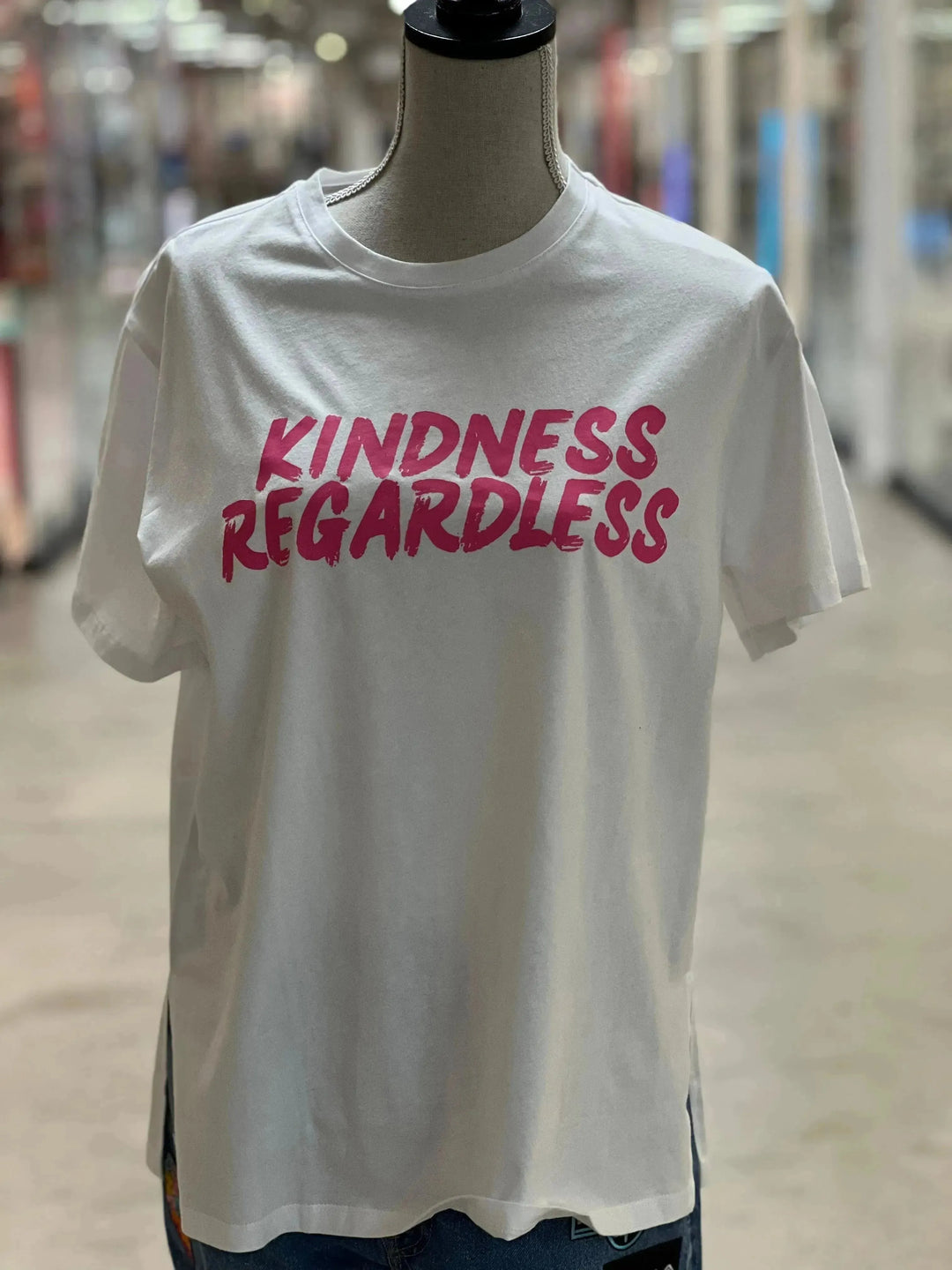 Kindness Regardless Graphic Tee on Simply Obsessed