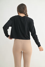 MONO B Long Sleeve Button Tee
