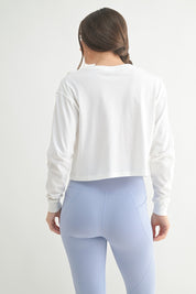 MONO B Long Sleeve Button Tee